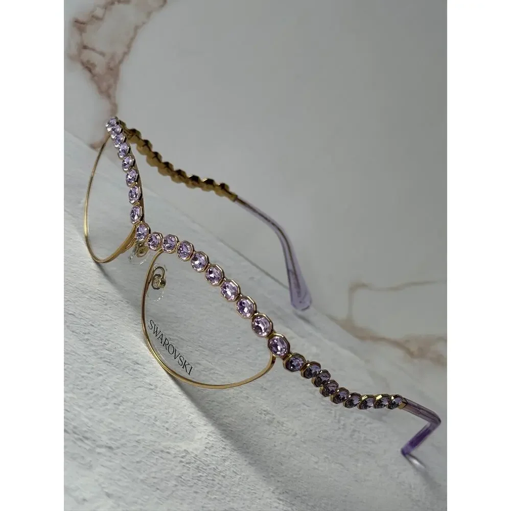 Swarovski SK1030 Crystal Cat Eye Eyeglasses Frames
